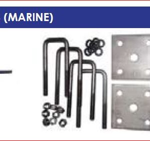 KIT 2 EA 2000# 30.25 4 LEAF SPRING MARINE WITH U-BOLTS